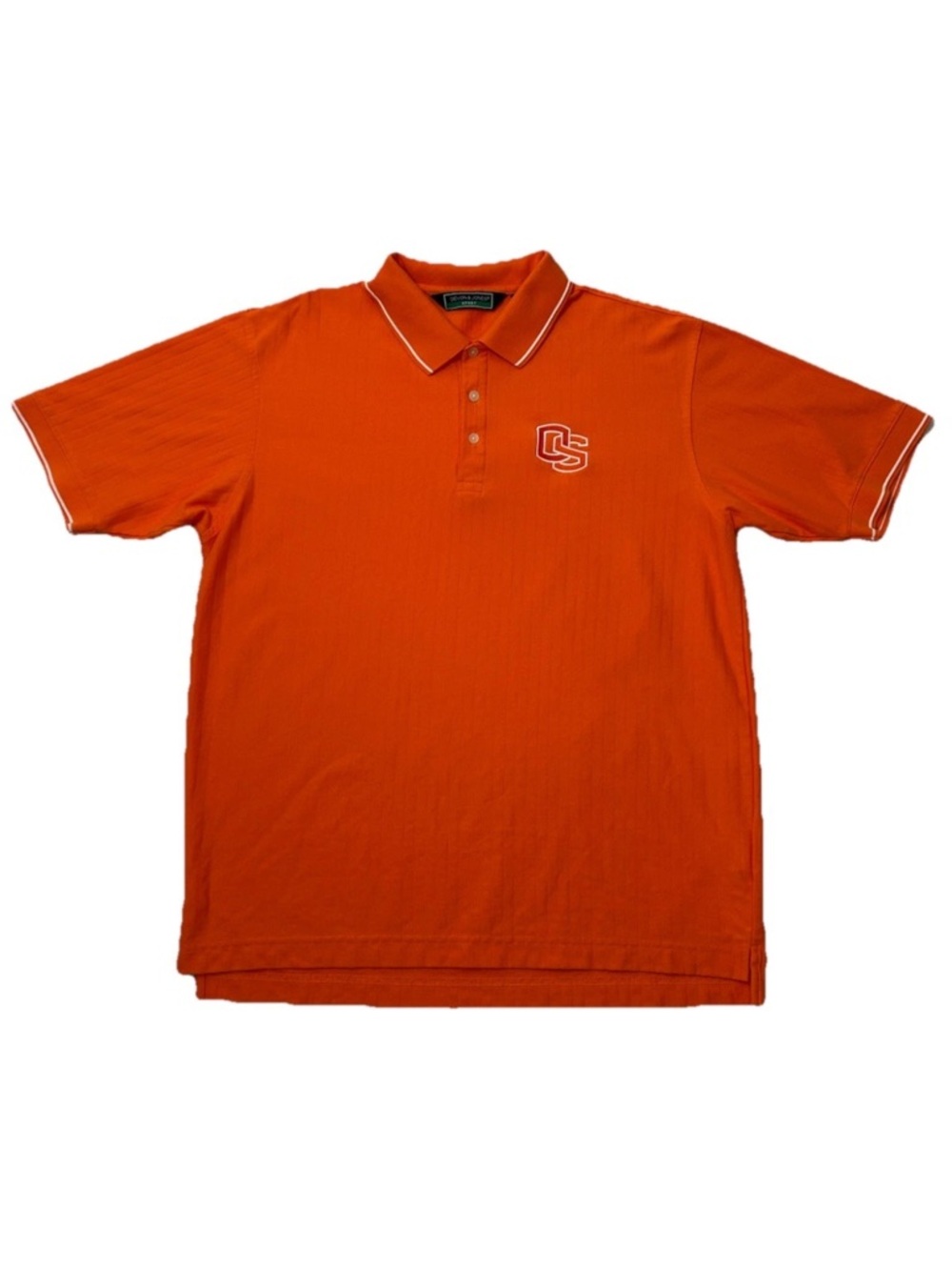 DEVON & JONES Oregon State Beavers Polo Shirt Mens L Orange NCAA Baseball Golf